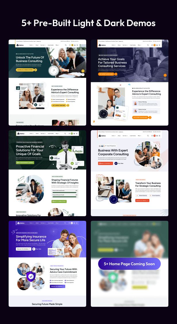 Advicx - Business Consulting HTML Template