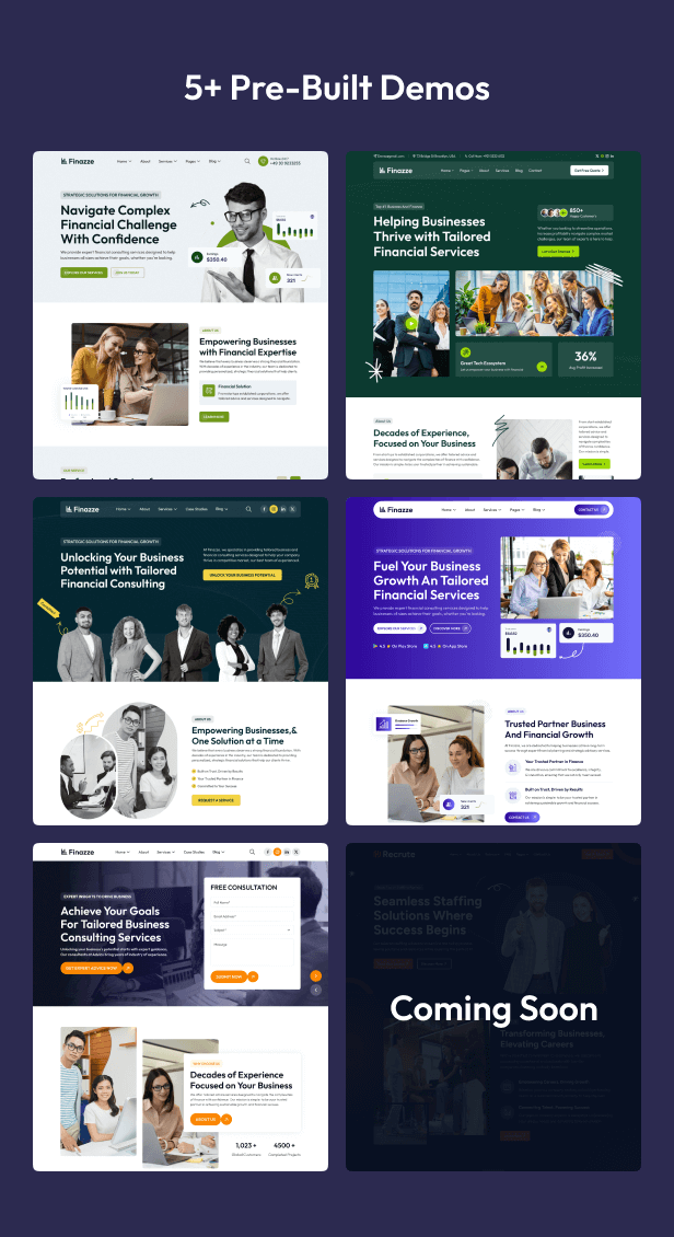 Finazze - Business and Finance WordPress Theme