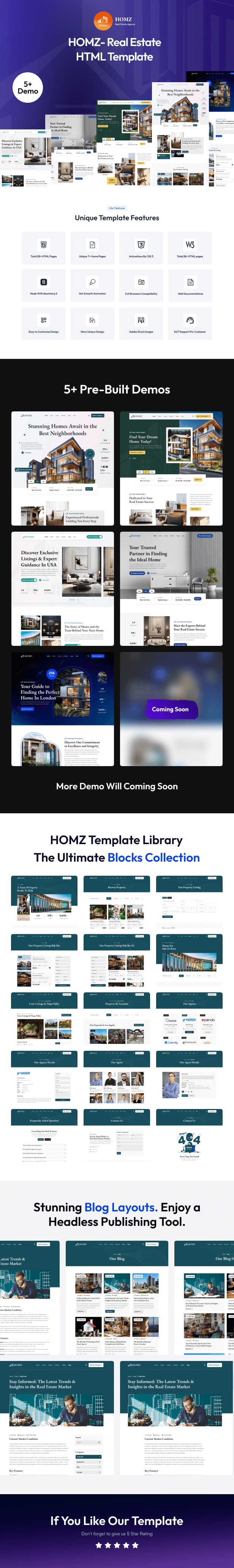 Homz - Real Estate HTML Template
