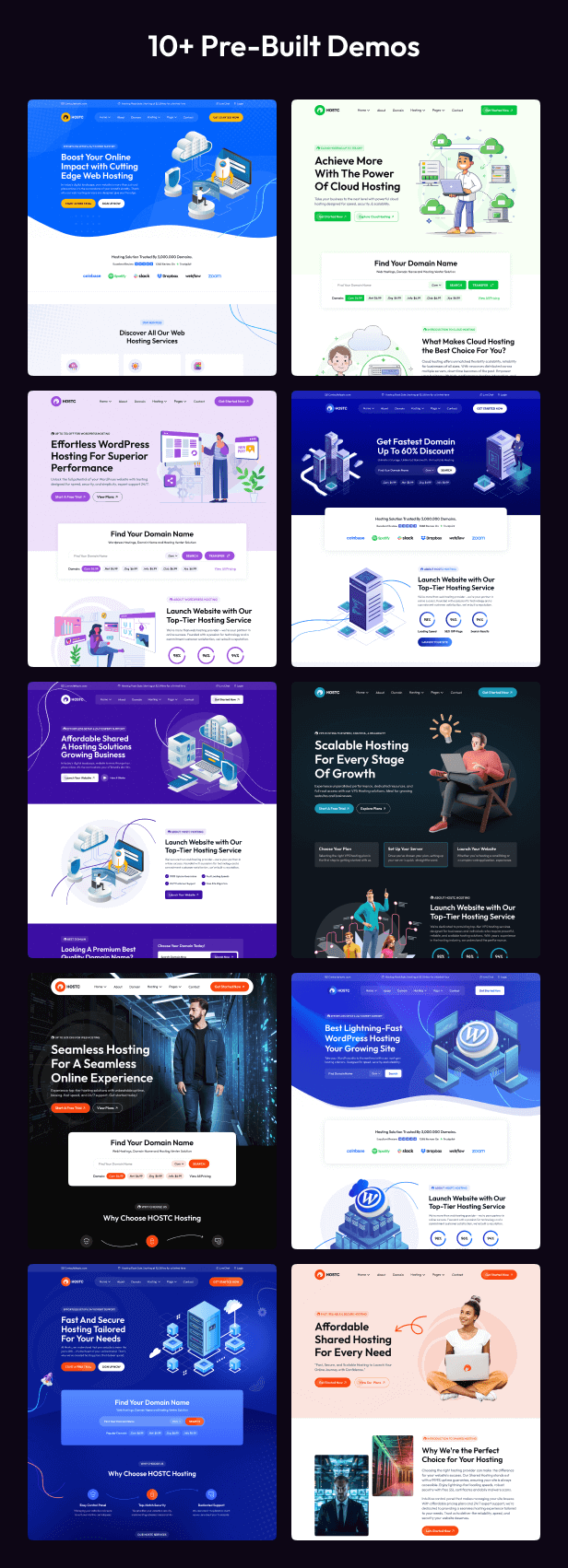 Hostc - Multipurpose Hosting Provider React Template