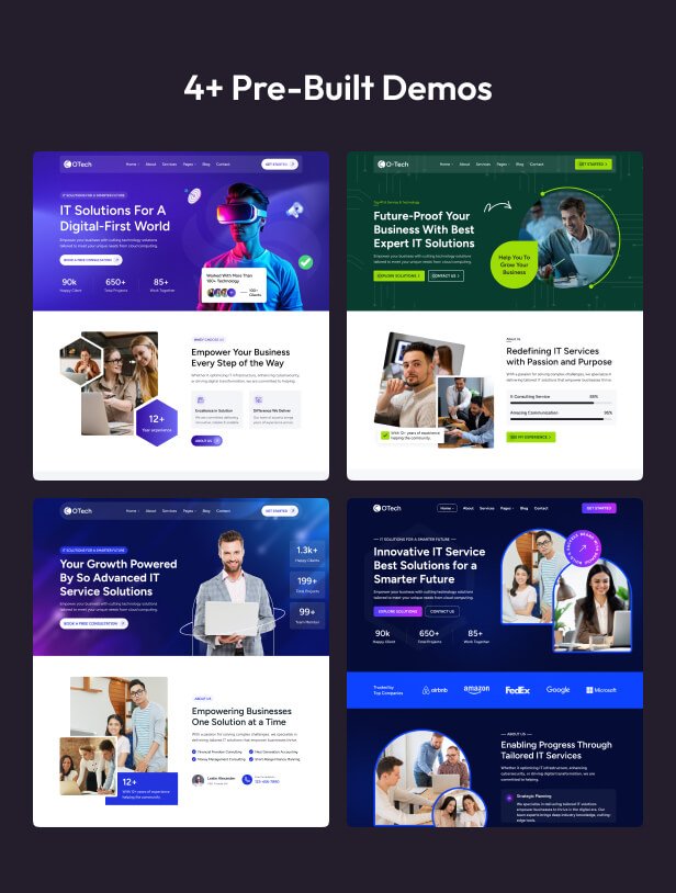 oTech - IT Solutions & Technology Startup HTML Template