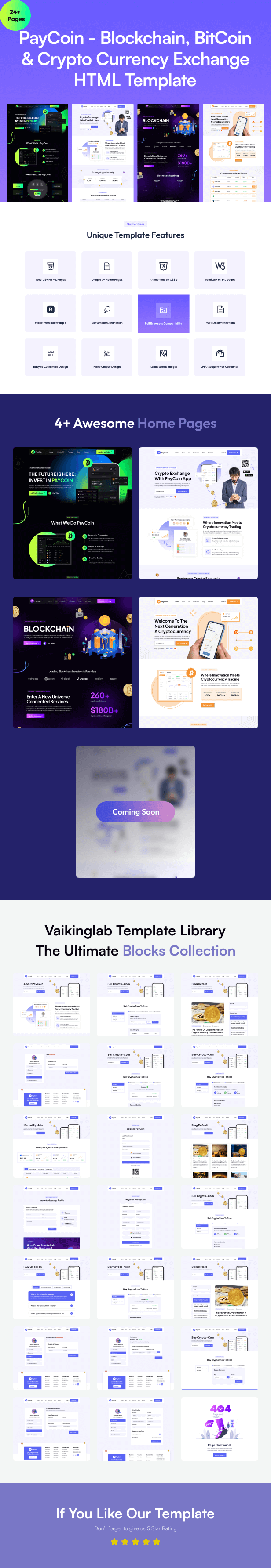 PayCoin - Blockchain, BitCoin & Crypto Currency Exchange PHP, ASP MVC, ASP Core, Laravel Template