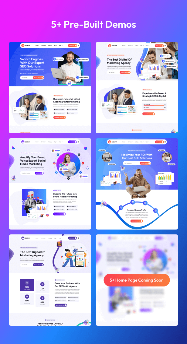 SEOMAX - SEO & Digital Marketing Agency ReactJs Template