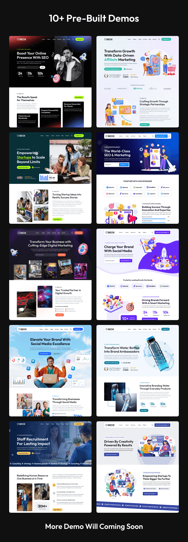 SEOX - SEO & Digital Marketing Agency React Template