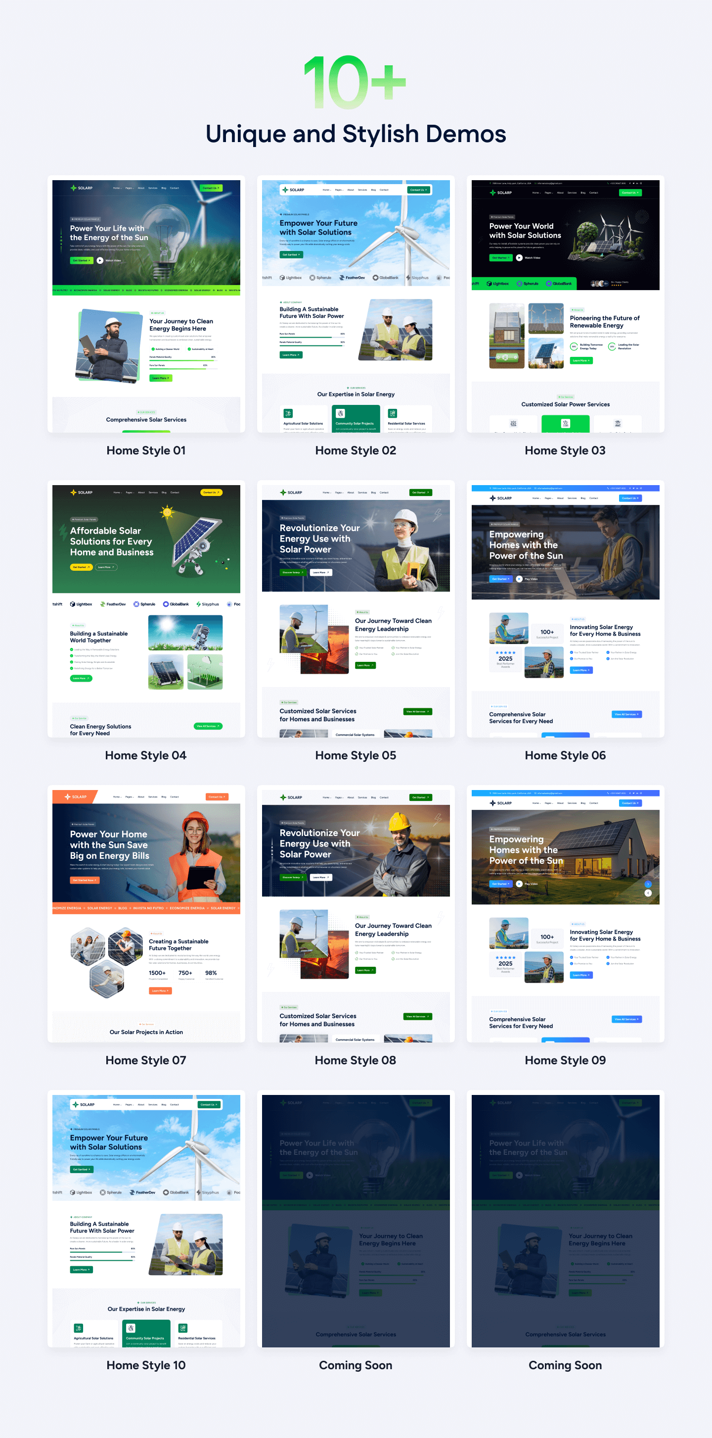 SolarP - Ecology Wind & Solar Energy HTML Template