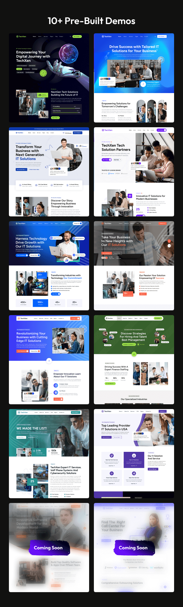 TechXen - IT Solution and Technology WordPress Theme