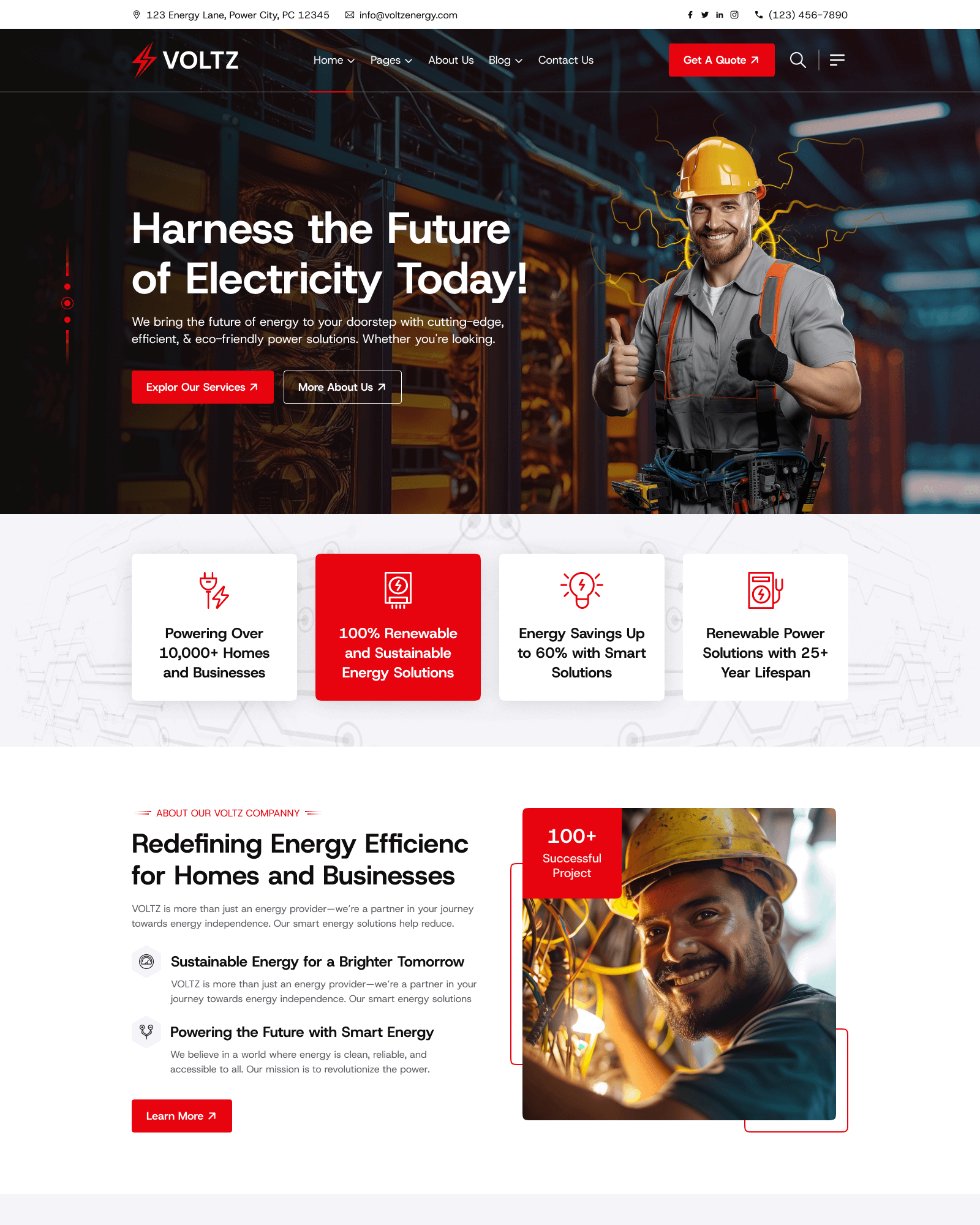 Création site énergie solaire panneaux photovoltaïques installation maintenance